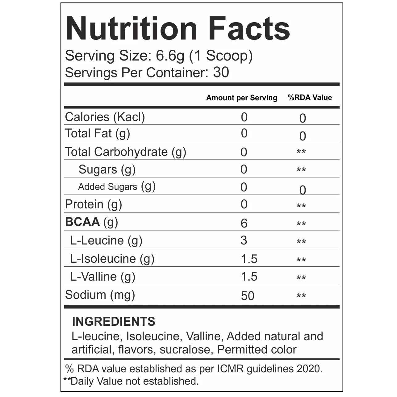 BLACK BEAST The 2:1:1 BCAA - Image 4