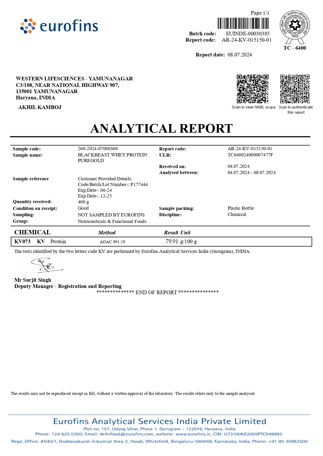 BLACKBEAST WHEY PROTEIN PUREGOLD - Image 6