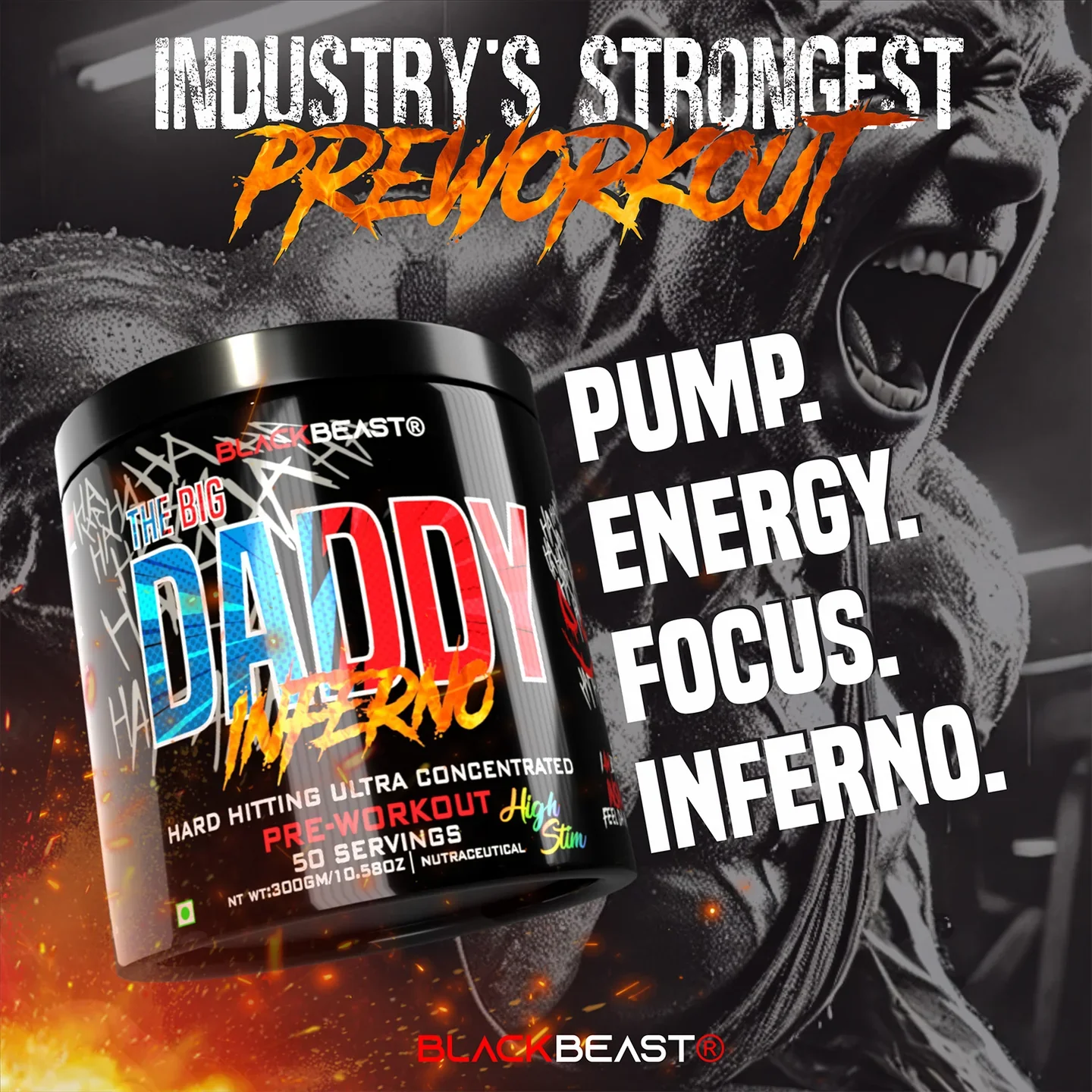 THE BIG DADDY INFERNO PREWORKOUT by BLACK BEAST - Image 3
