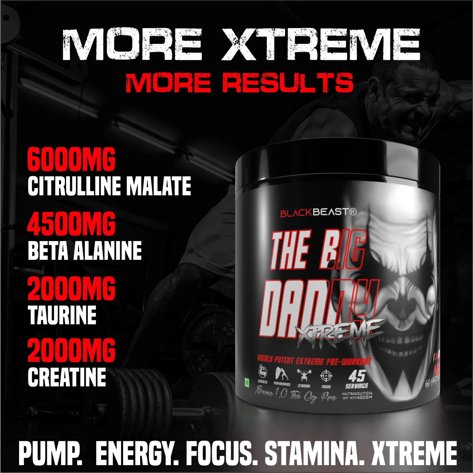 THE BIG DADDY XTREME 1.0 The OG PREWORKOUT by BLACK BEAST - Image 5